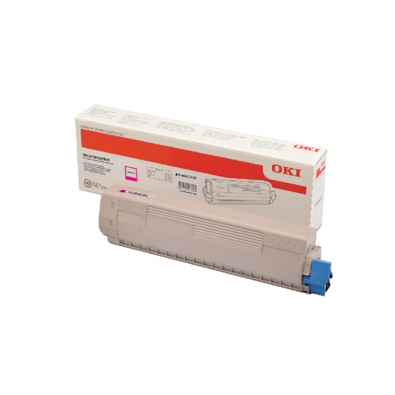 Oki C823/833/843 Magenta Original Toner Cartridge (46471102) 